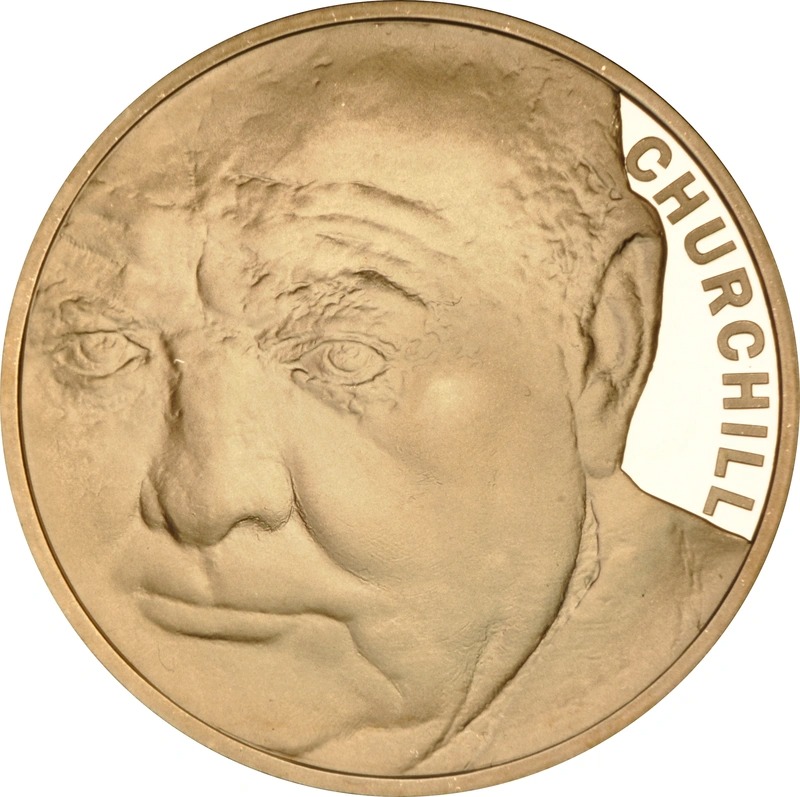 2015 Proof Gold Crown £5 Coin 50th Anniversary of the Death of Sir Winston Churchill Boxed - Image 2