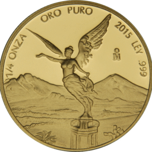 2015 Proof Mexican Libertad Gold Coin 5 Coin Set Boxed