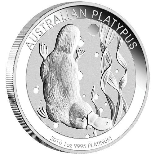 2016 1 oz Australian Platinum Platypus Coin (BU) - Image 3
