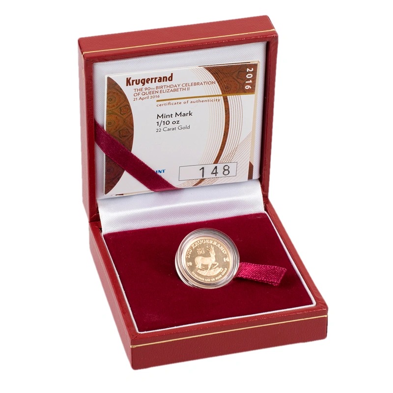 2016 Proof 1/10 oz Krugerrand Gold