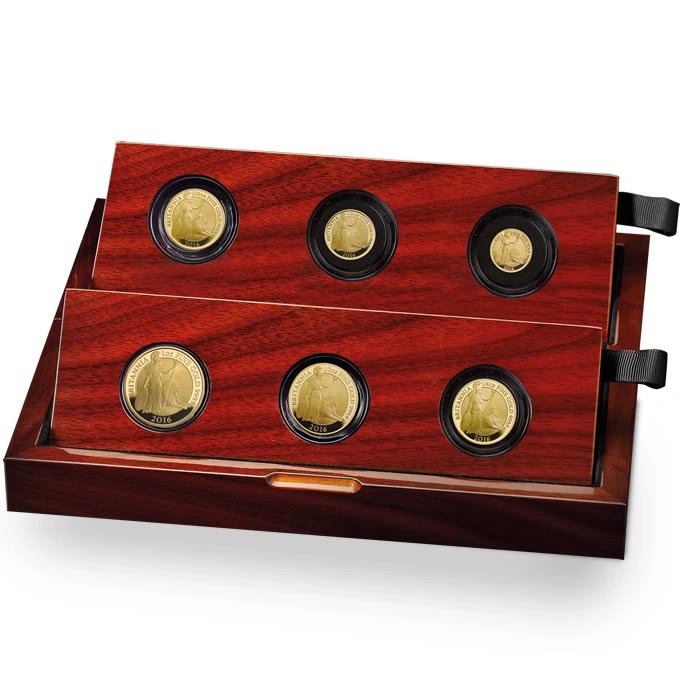 2016 Proof Gold Britannia 6 Coin Set