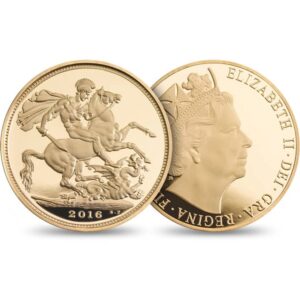 2016 Proof Gold Sovereign 3 Coin Premium Set Butler Effigy Boxed