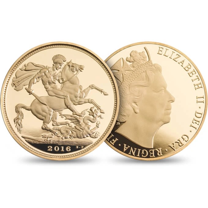 2016 Proof Gold Sovereign 3 Coin Premium Set Butler Effigy Boxed - Image 2