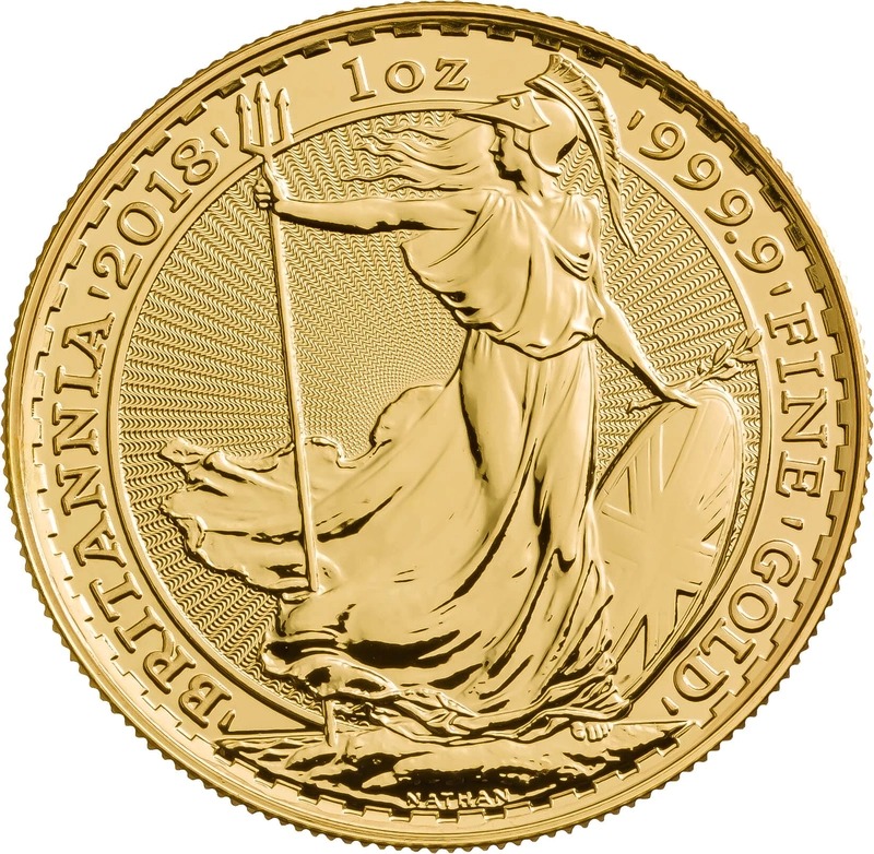 2018 Gold Britannia 1 oz Coin PCGS