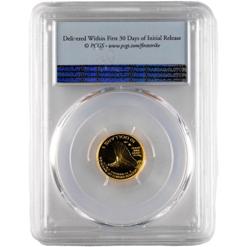 2018-W 1/10 oz Proof American Liberty Gold Coin PR/PF69 (Varied Label, PCGS or NGC) - Image 2