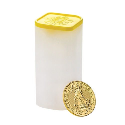 2019 1/4 oz British Gold Queens Beast Yale Coin - Image 2