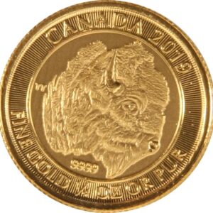 2019 1/4 oz Canadian Buffalo Gold Co