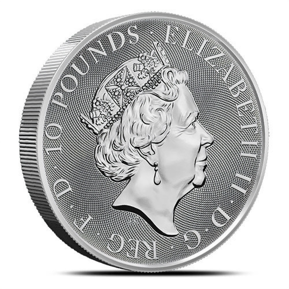 2020 10 oz British Silver Queens Beast Yale Coin - Image 2