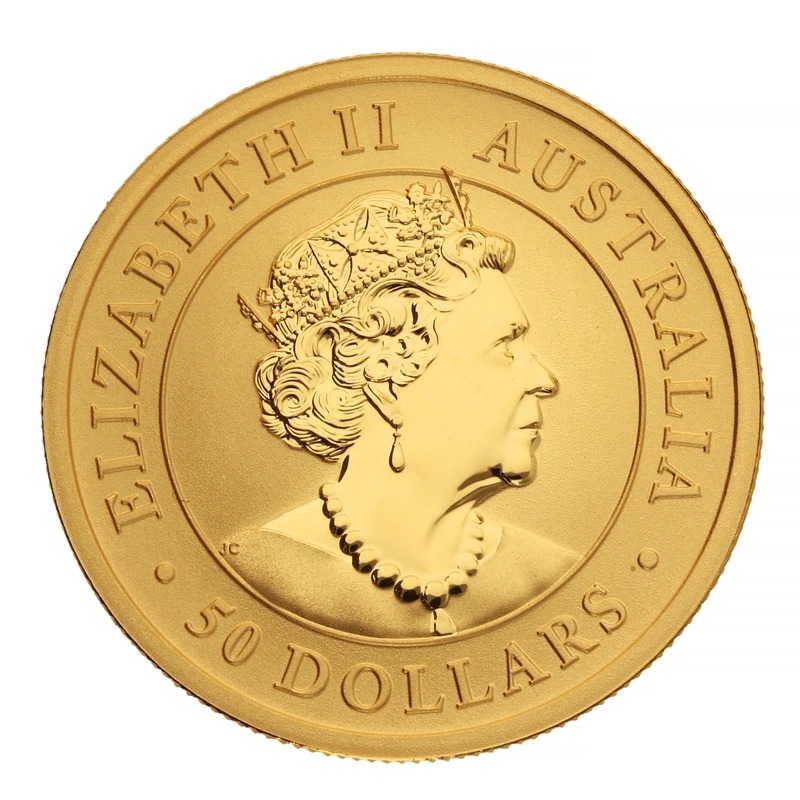 2021 1/2 oz Australian Kangaroo Gold Nugget Coin - Image 2