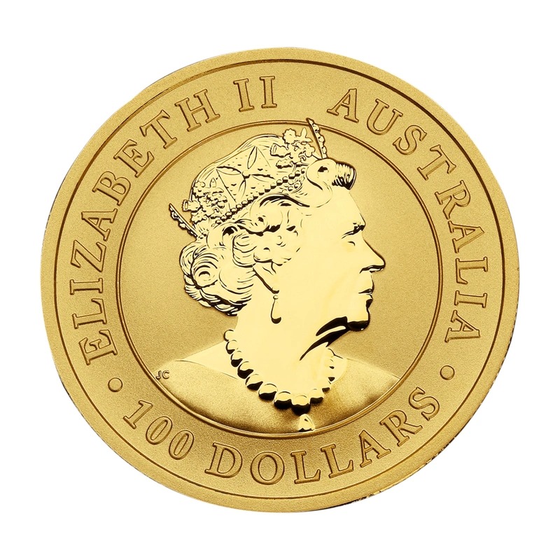 2021 1 oz Australian Kangaroo Gold Nugget Coin - Image 2