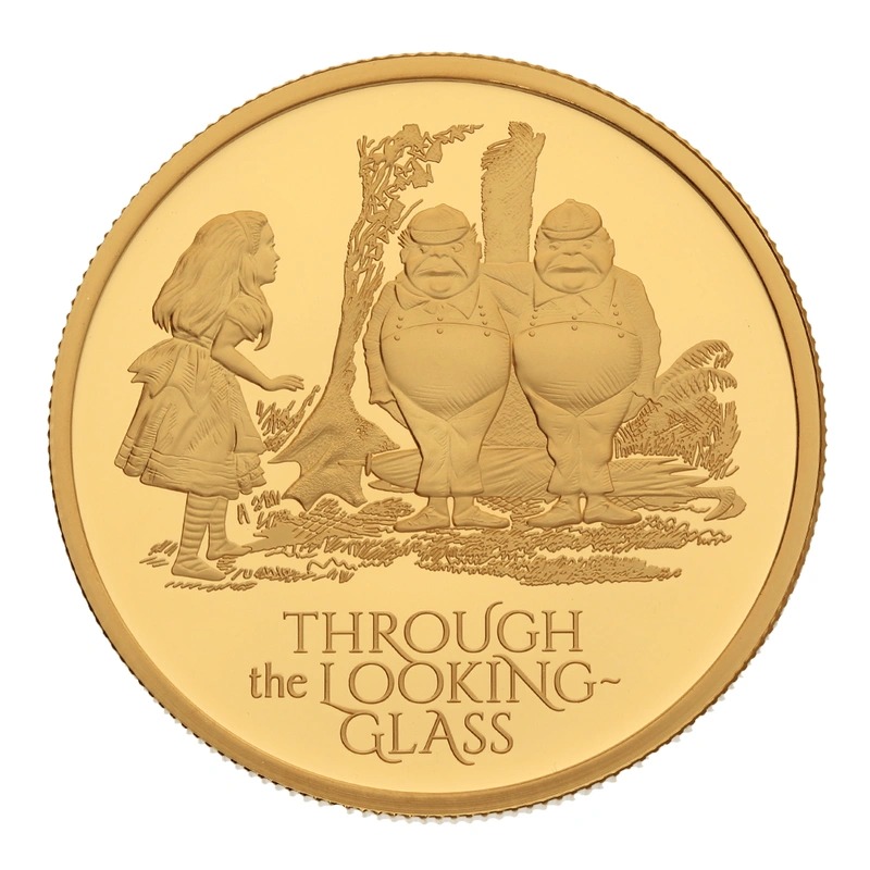 2021 1 oz Through the Looking-Glass Proof Gold Coin Boxed - Image 2