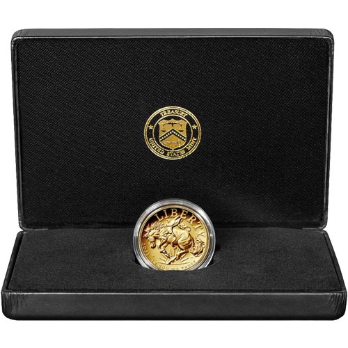 2021-W 1 oz American Gold Liberty High Relief Coin (Box + CoA) - Image 4