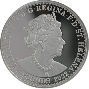 2022 1 Kilo Proof British Silver Gothic Crown Portrait Coin (Box + CoA)