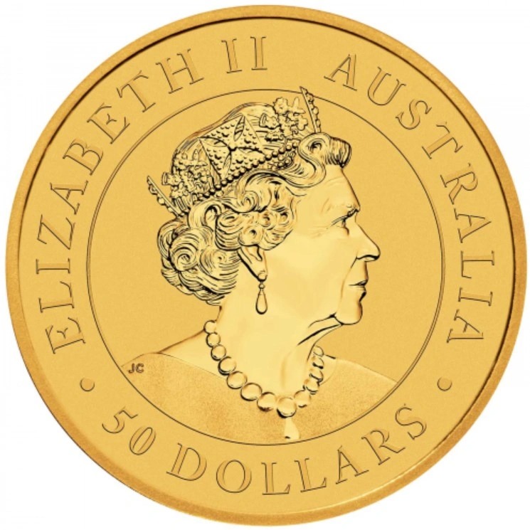 2022 1/2 oz Australian Kangaroo Gold Nugget Coin - Image 2