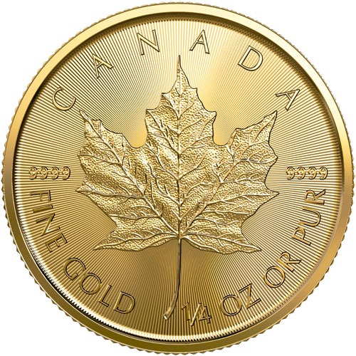 2022 1/4 oz Canadian Gold Maple Leaf