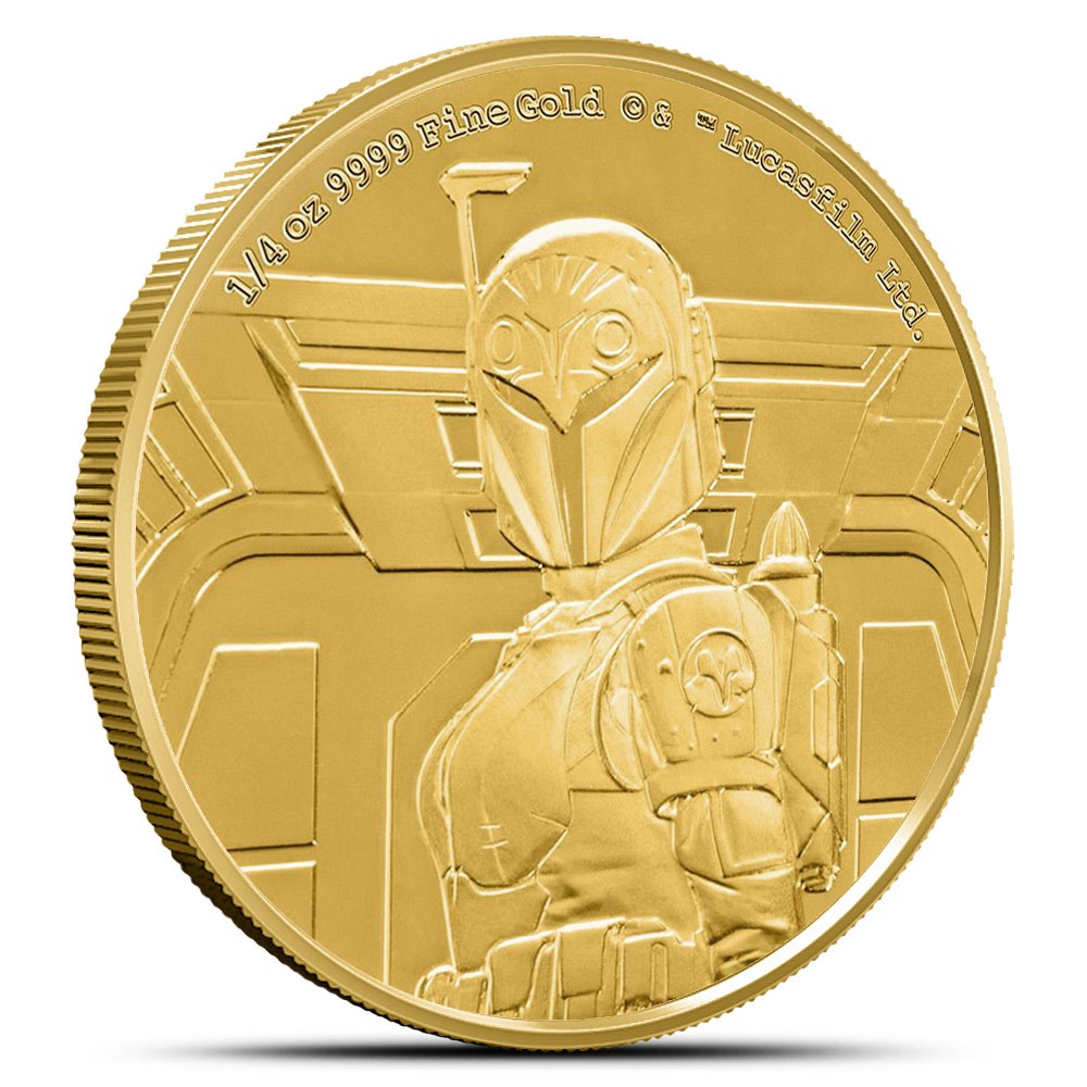 2022 1/4 oz Proof Niue Gold Mandalor