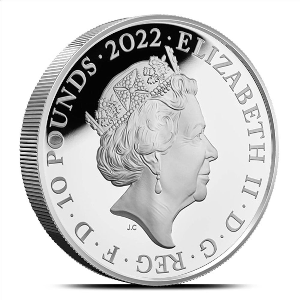 2022 5 oz Proof British Silver 60 Years of Rock n Roll The Rolling Stones Coin - Image 3