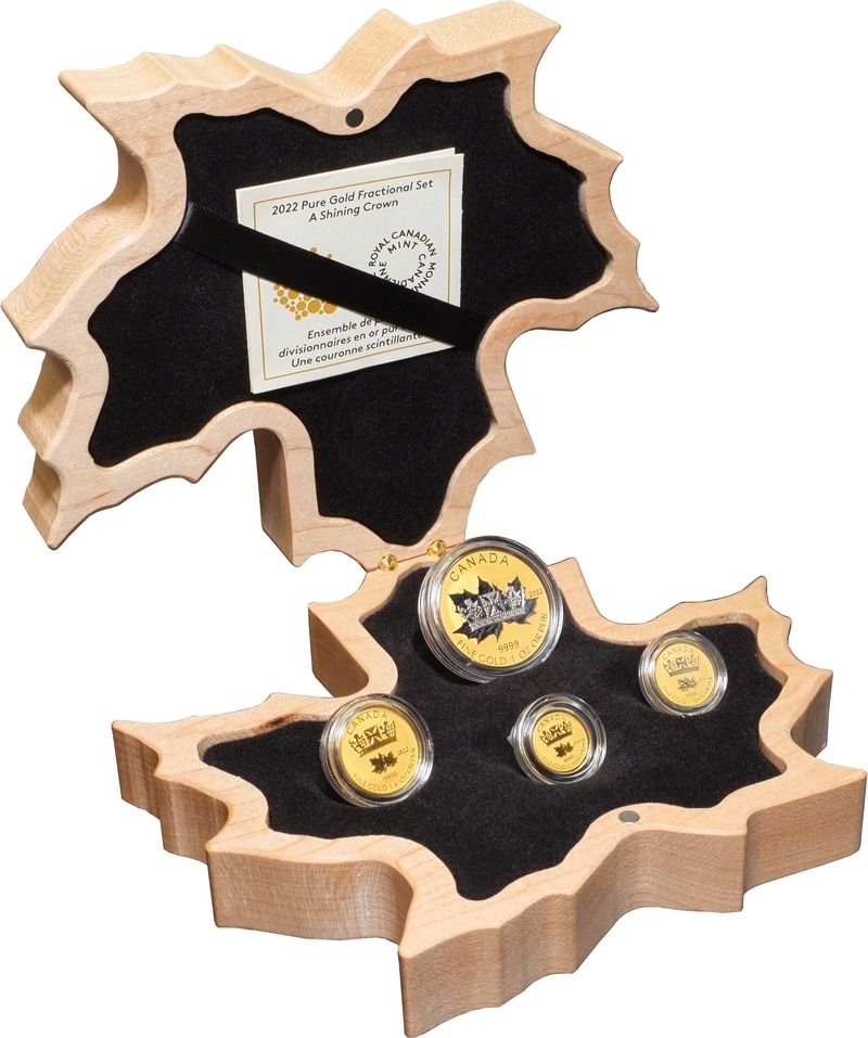 2022 Proof Gold Maple Leaf Fractiona