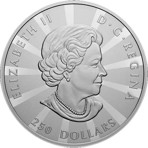 2023 1 Kilo Proof Canadian Silver Multifaceted Maple Leaf Coin - Image 2