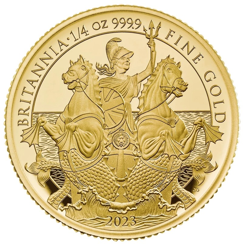 2023 Proof Gold Britannia 3 Coin Set Boxed - Image 3