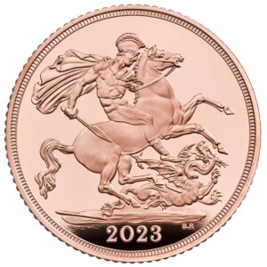 2023 Proof Gold Sovereign 3 Coin Set King Charles III Coronation Boxed