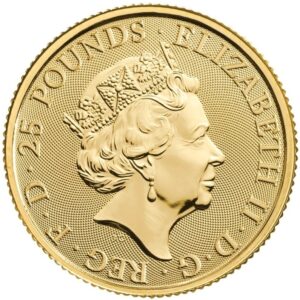 2023 1/4 oz Yale of Beaufort Gold Coin Tudor Beasts
