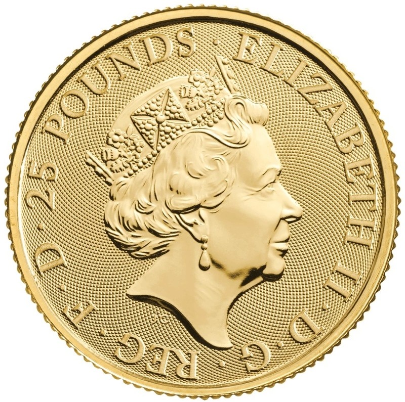 2023 1/4 oz Yale of Beaufort Gold Coin Tudor Beasts - Image 2