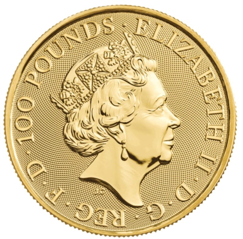 2023 1 oz Yale of Beaufort Gold Coin Tudor Beasts - Image 2