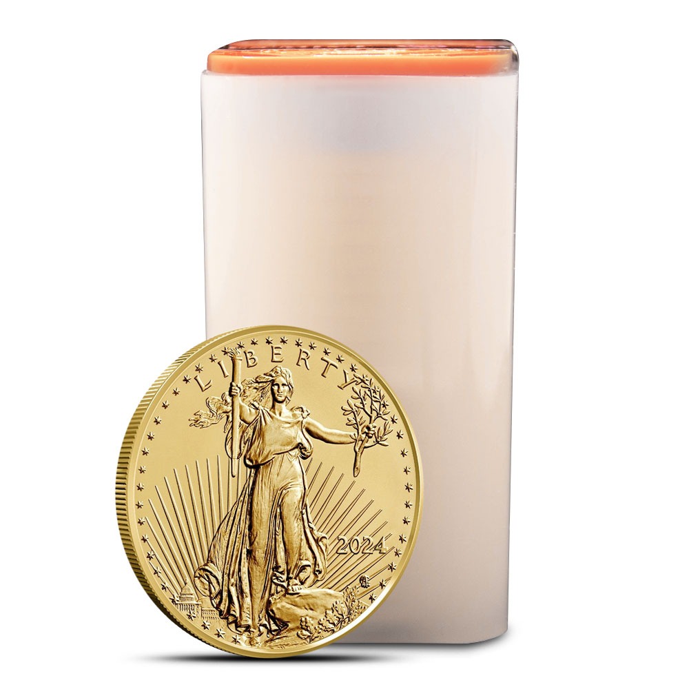 2024 1 oz American Gold Eagle Tube