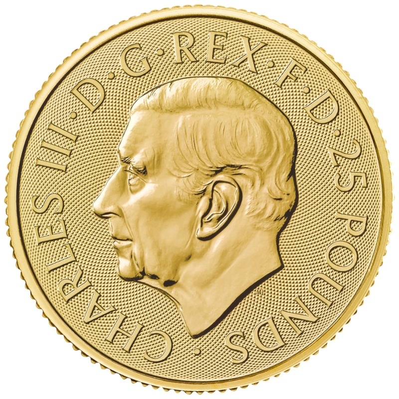 2024 1/4 oz St George and the Dragon Gold Coin - Image 2