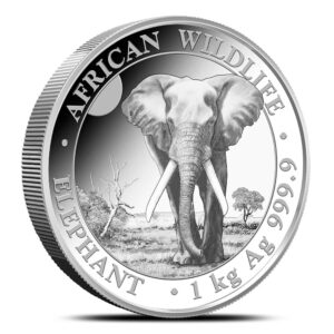 2025 1 Kilo Somalia Silver Elephant