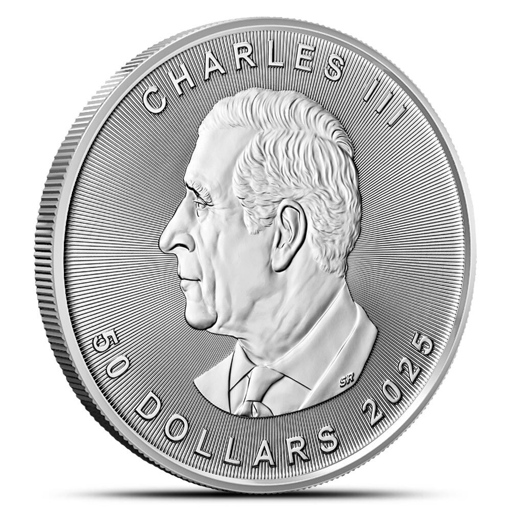 2025 1 oz Canadian Platinum Maple Leaf Coin (BU) - Image 2