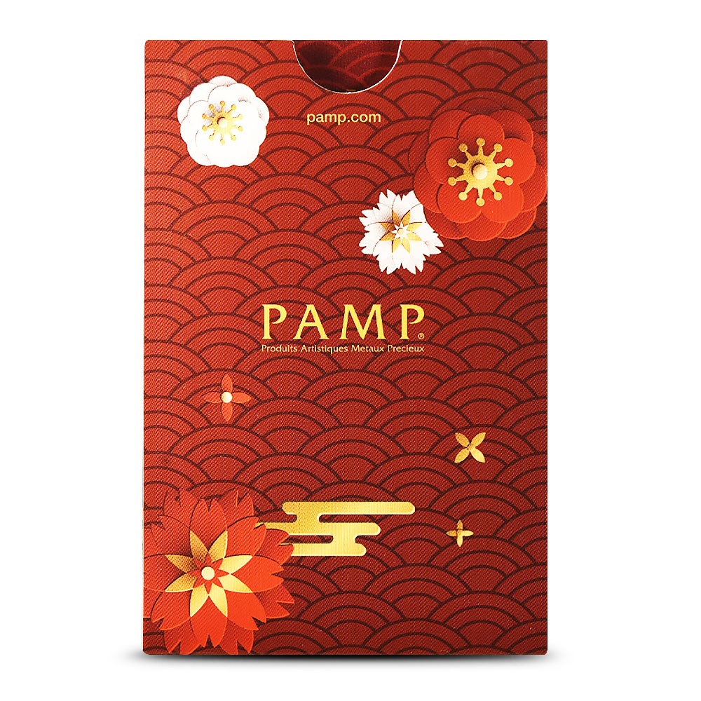 2025 1 oz PAMP Suisse Good Luck Koi Fish Gold Bar (New w/ Assay) - Image 4