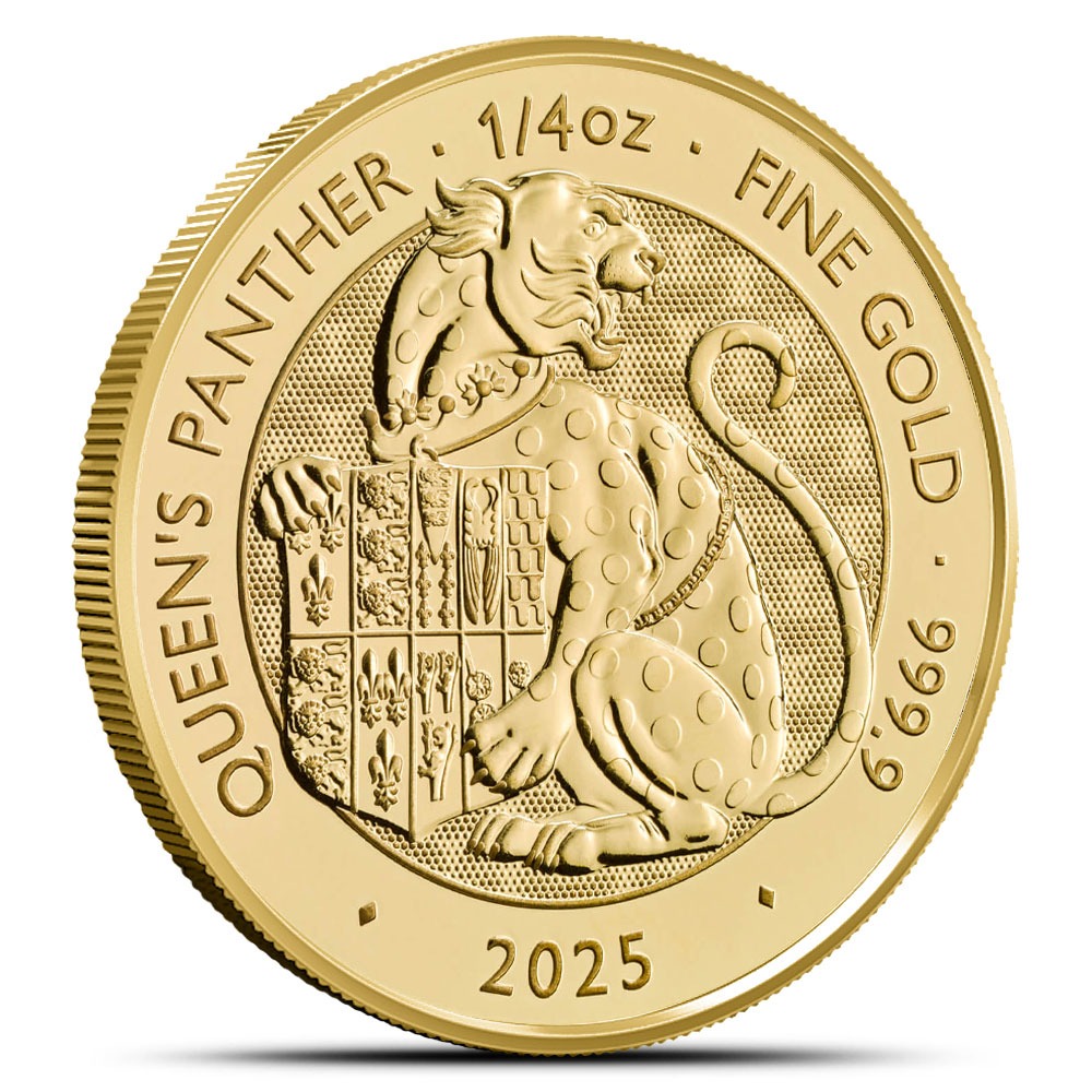 2025 1/4 oz British Gold Tudor Beas