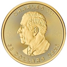 2025 1 oz Canadian Maple Leaf Gold Coin - Image 2