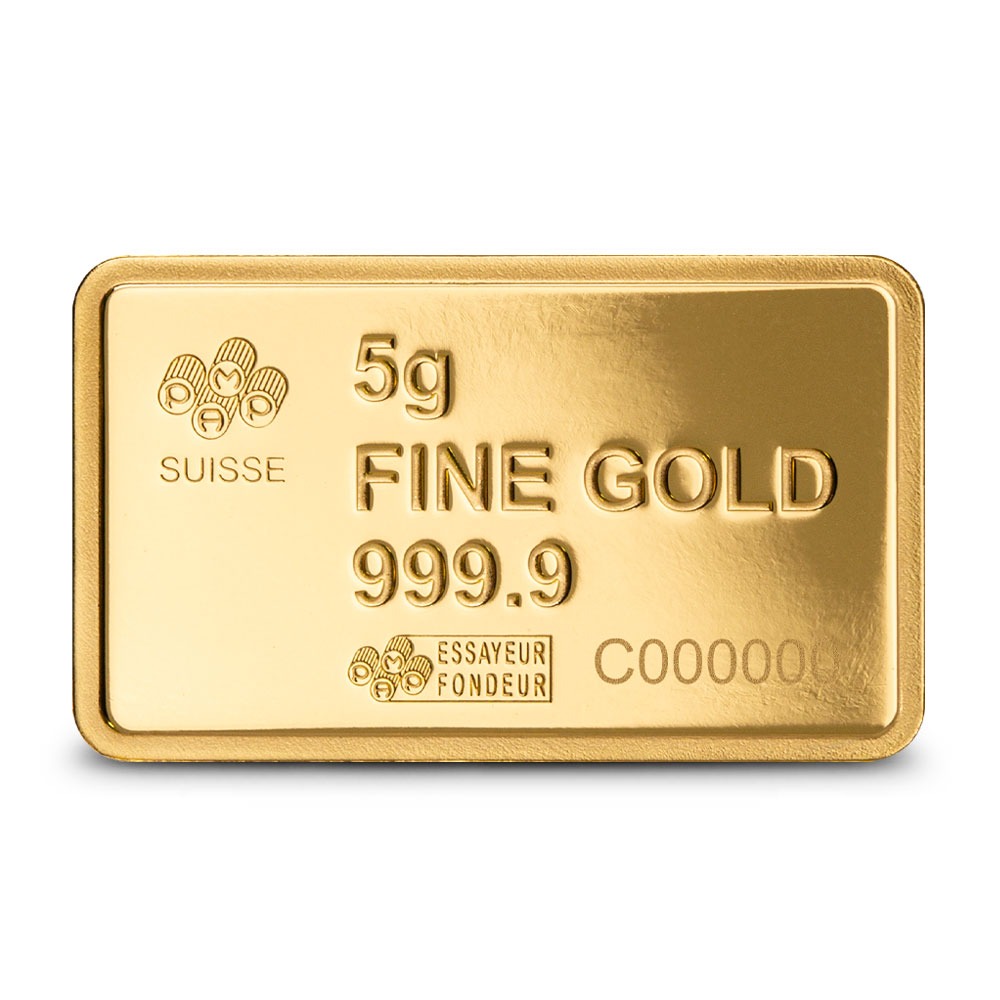 Buy 5 Gram PAMP Suisse America The Free American Buffalo Gold Bar (New w/ Assay) - Image 4