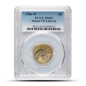 $5 US Mint Commemorative Gold Coin MS69 (Random Year, Varied Label, PCGS or NGC)