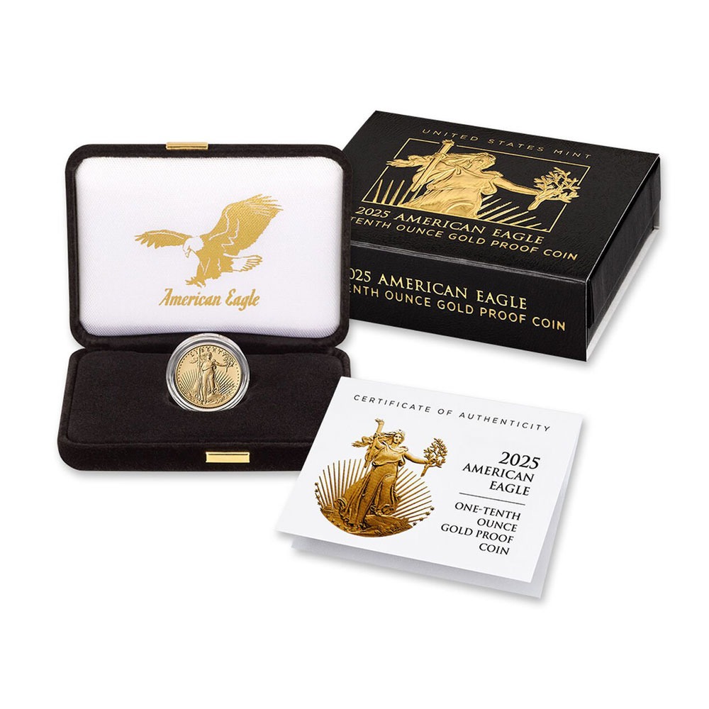2025-W 1/10 oz Proof American Gold Eagle Coin (Box + CoA) - Image 6