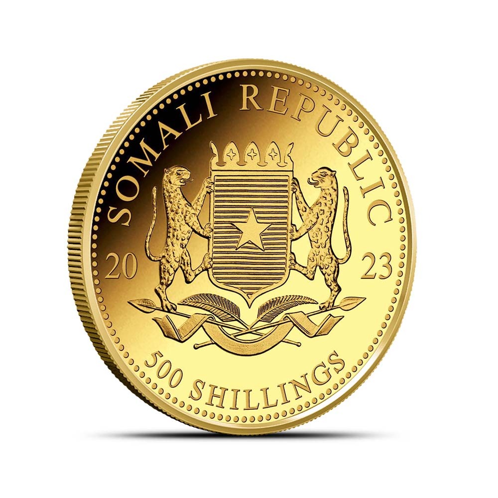 2023 Proof Somalia Gold Elephant African Wildlife Prestige Coin Set (Box + CoA) - Image 6
