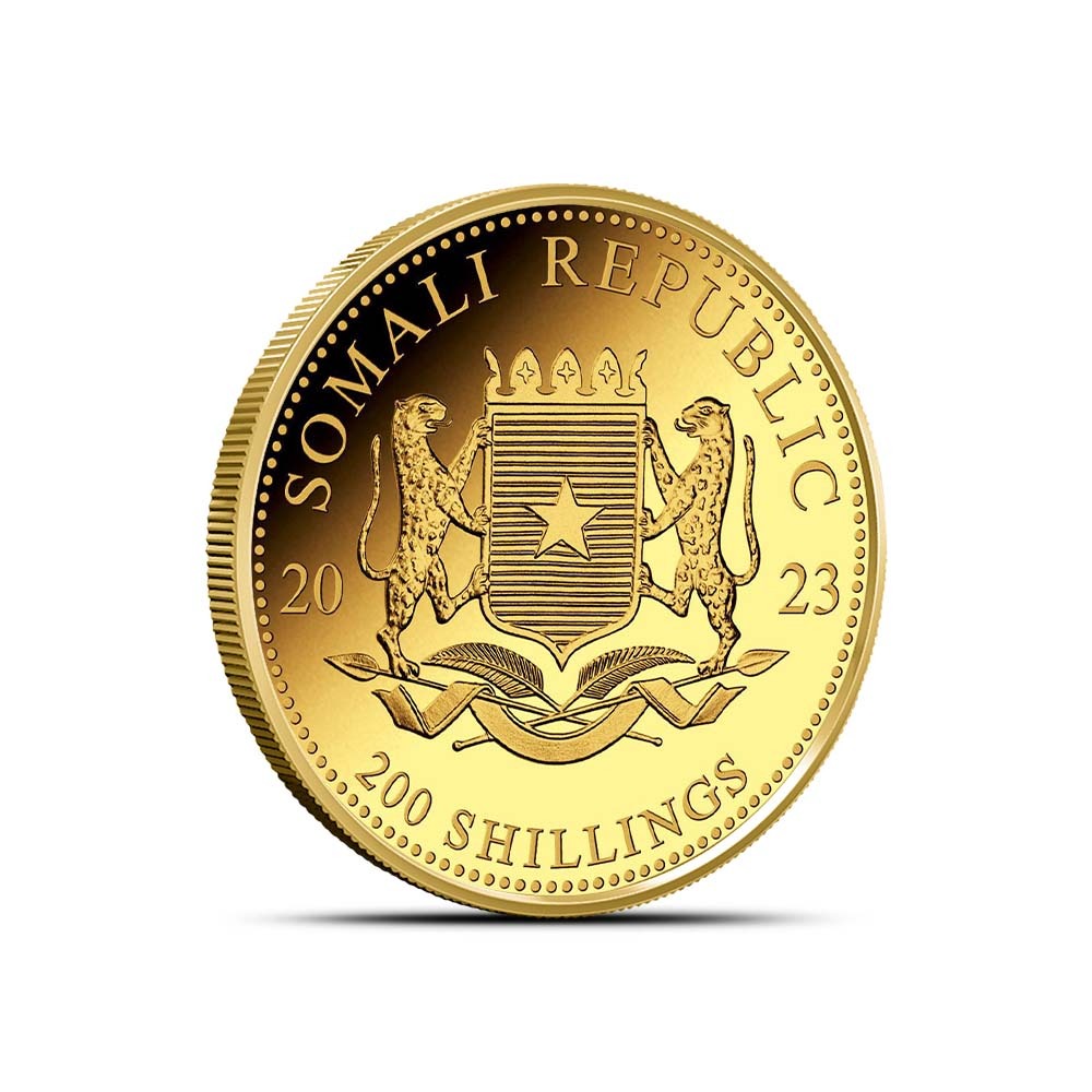 2023 Proof Somalia Gold Elephant African Wildlife Prestige Coin Set (Box + CoA) - Image 8