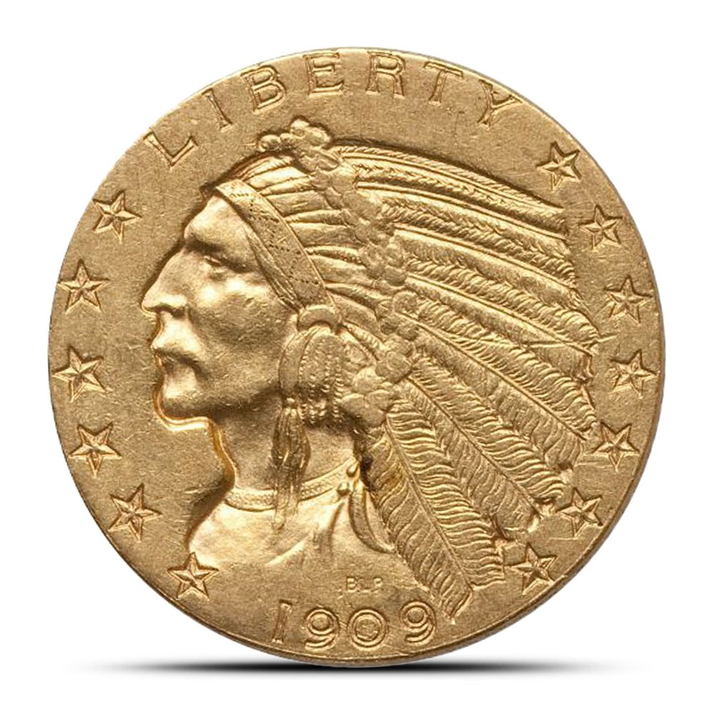 Pre-33 $5 Indian Gold Half Eagle Coi