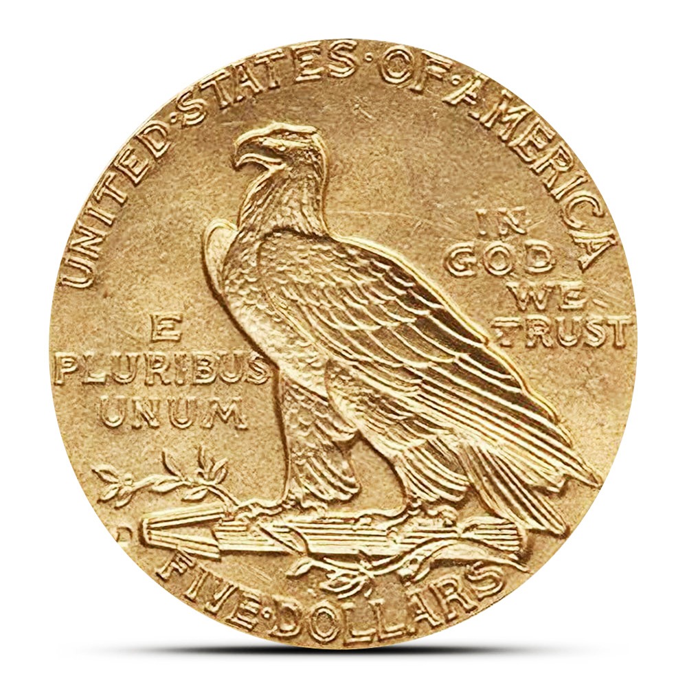 Pre-33 $5 Indian Gold Half Eagle Coin (BU) - Image 2