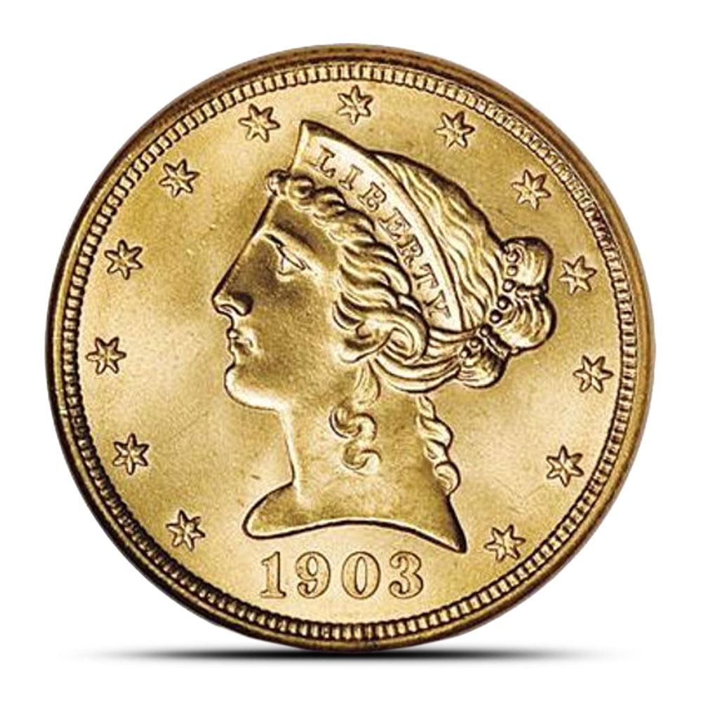Pre-33 $5 Liberty Gold Half Eagle Co