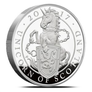 2017 1 Kilo Proof British Silver Que