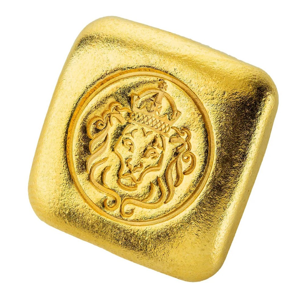 1 oz Scottsdale Mint Cast Gold Bar (New) - Image 3