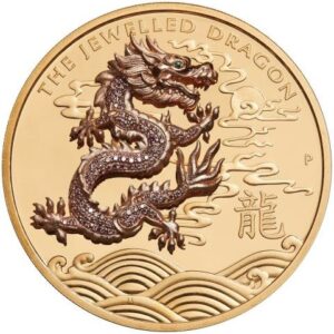 2018 10 oz Proof Phoenix Jewelled Gold coin