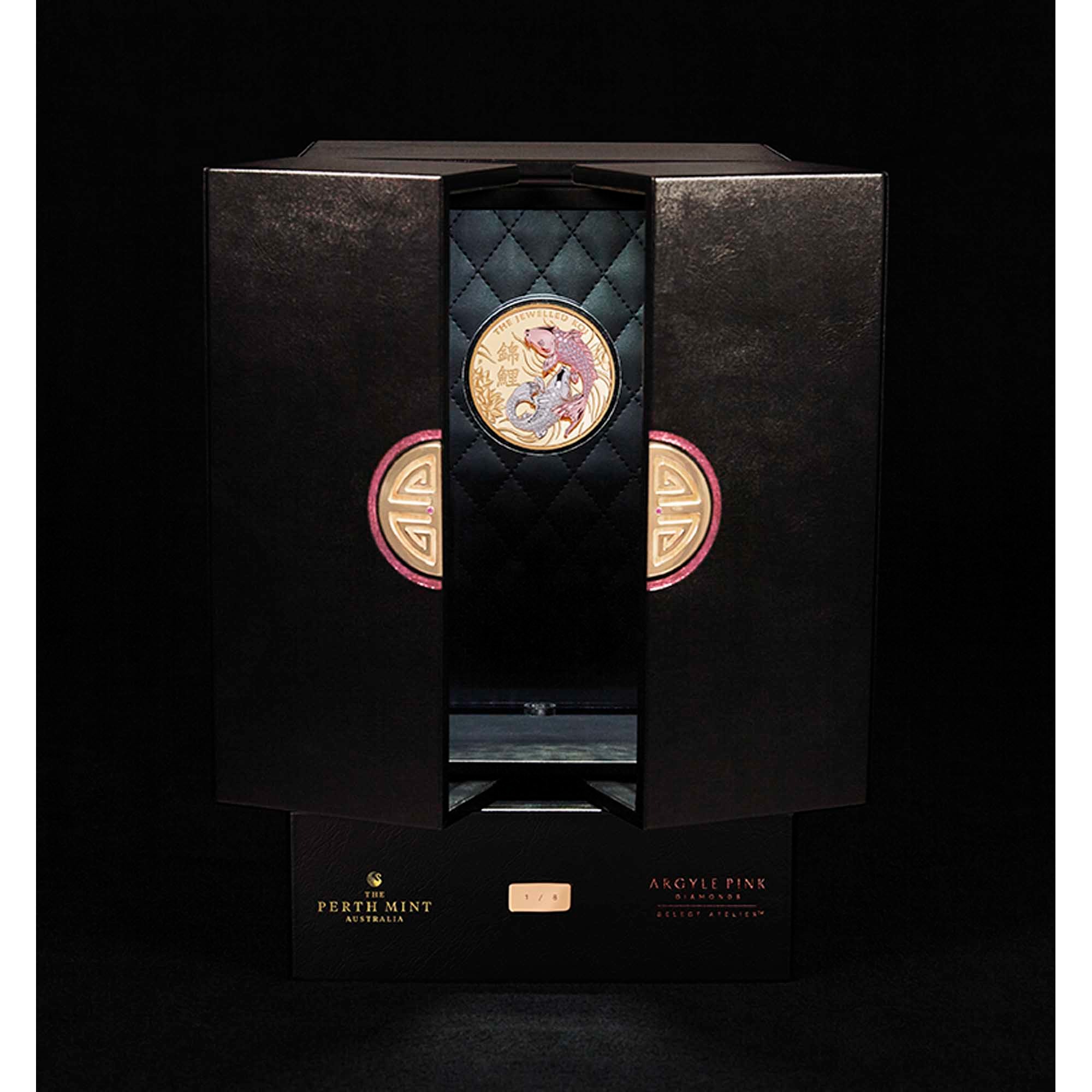 2022 10 oz Proof Jewelled Koi Gold Coin - Image 9