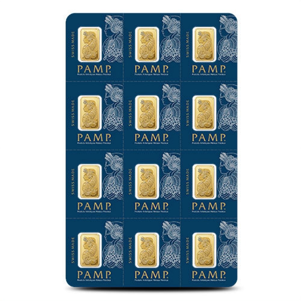 12 Gram PAMP Suisse Divisible Gold Bar (New w/ Assay, 12x1) - Image 2