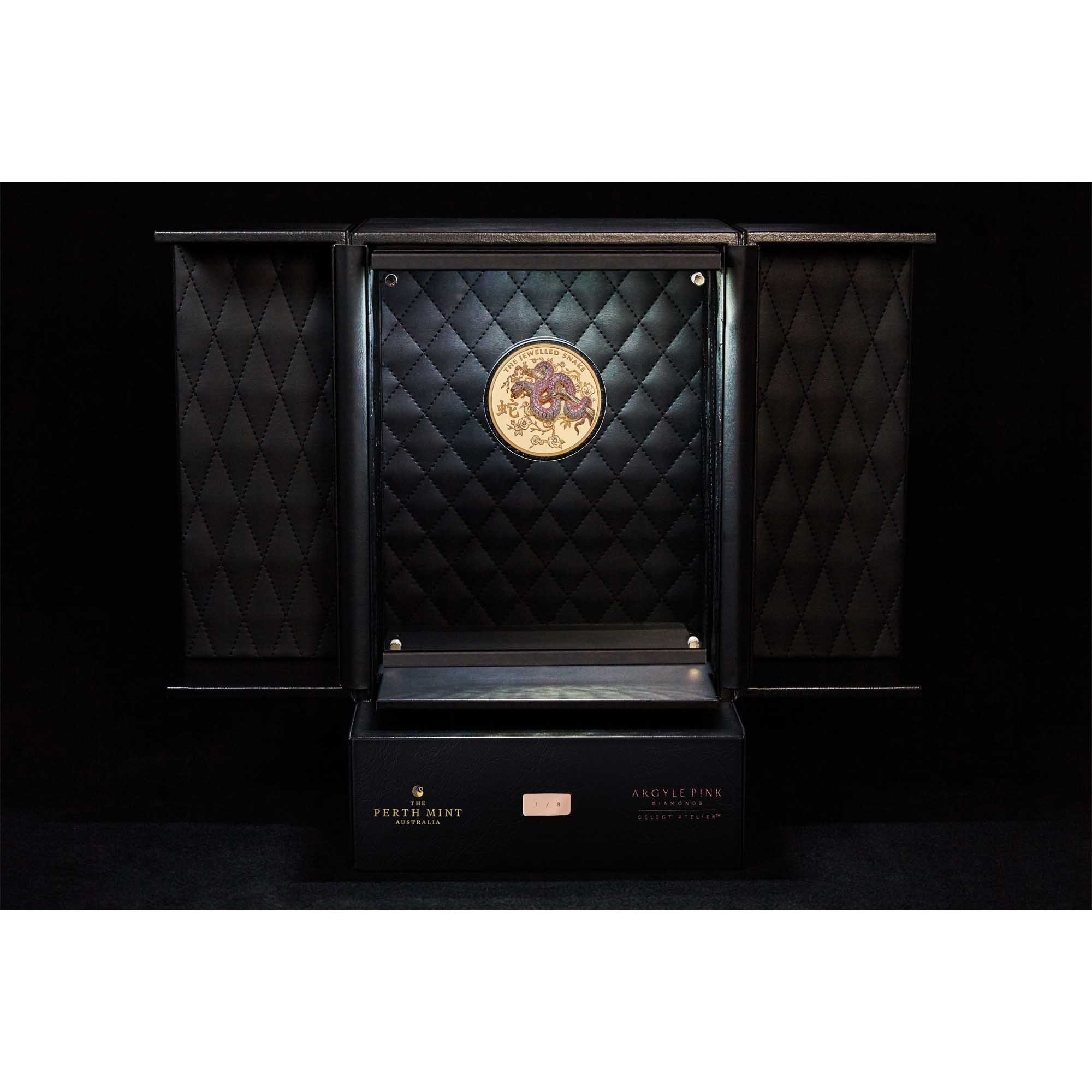2023 10 oz Proof Jewelled Snake Gold Coin - Image 10