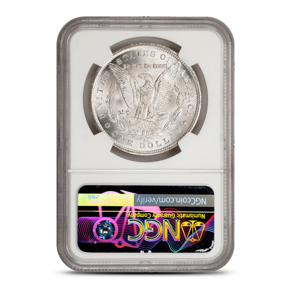 1880-CC Morgan Silver Dollar Coin NGC MS66 - Image 2